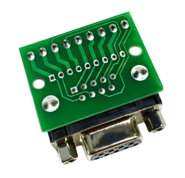 1 RS232 المسلسل إلى محطة أنثى ذكر محول موصل تحويل مجلس DIY9 دبوس موصل لحام DB9