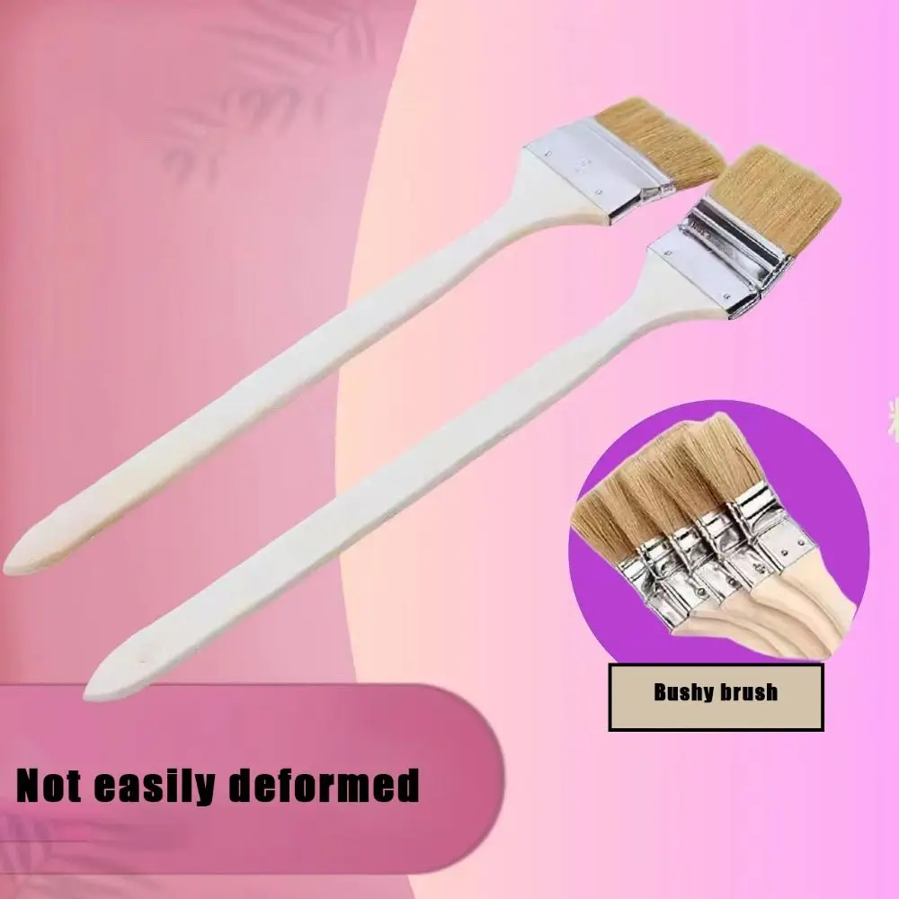 

Long Handle Elbow Marine Paint Brush Solid Wood Handle Mixed Pig Mane Hair Elbow Paint Brush Cleaning Tool Wall Painting