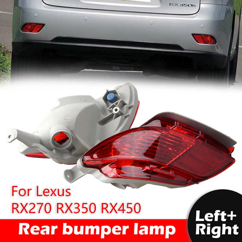 

Rear Tail Fog Light Housing Rear Bumper Marker Lamp Cover Car Accessories No Bulbs Fit For Lexus RX270 RX350 RX450 H 2010 - 2015