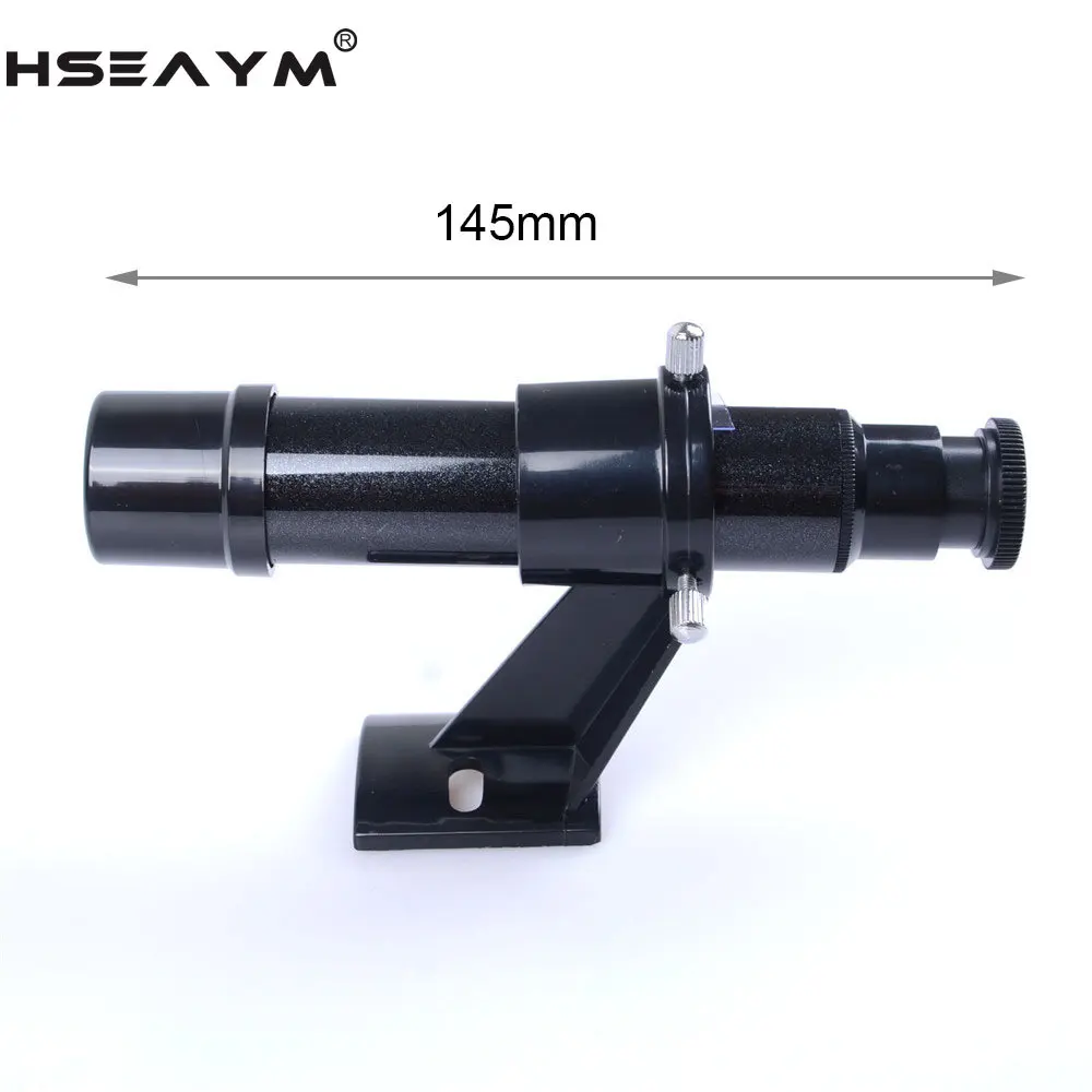 HSEAYM Guide Scope Astronomical Telescope Accessories 5X24 Plastic Finderscope Star Pointer Finder Sight Bracket Crosshair