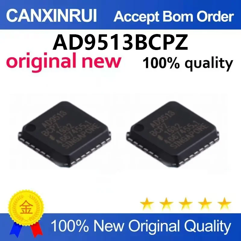 (5pcs-100pcs)Brand new original AD9513BCPZ clock generator LFCSP-48 packaged with multi-channel clock divider driver chip