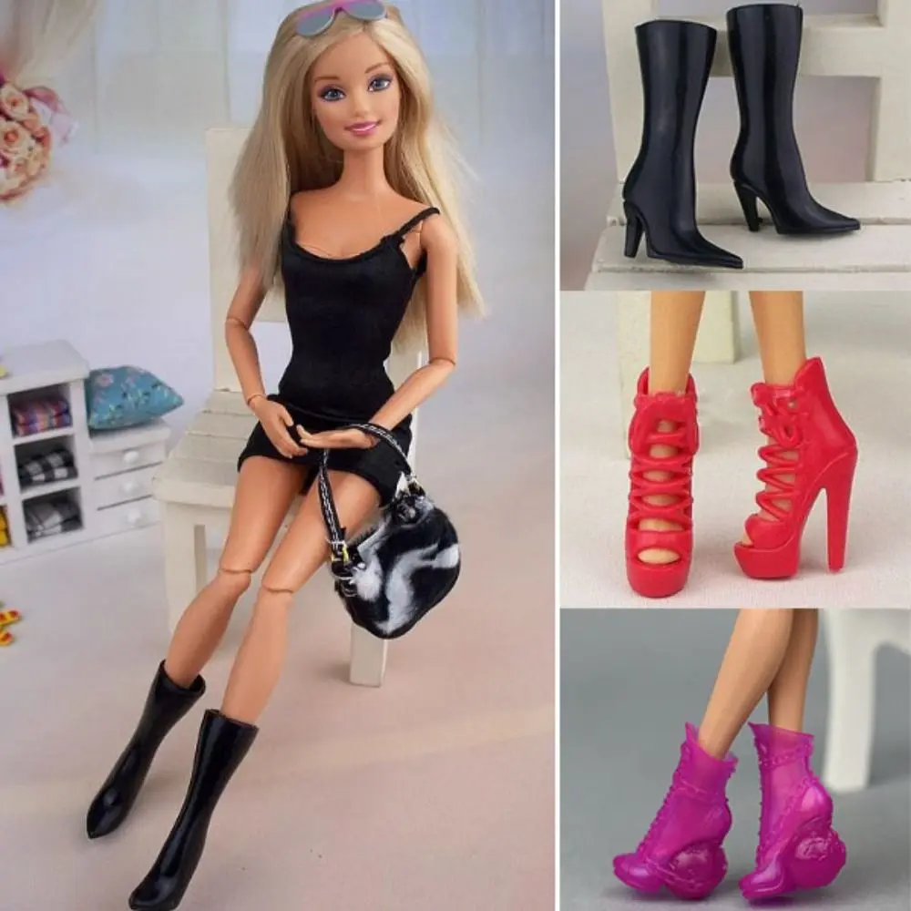 1/6 Doll Shoes High Heels Shoes For 30cm Doll Super Model Boots Figure Doll Sandals Doll Casual Shoes DIY Doll Accessories