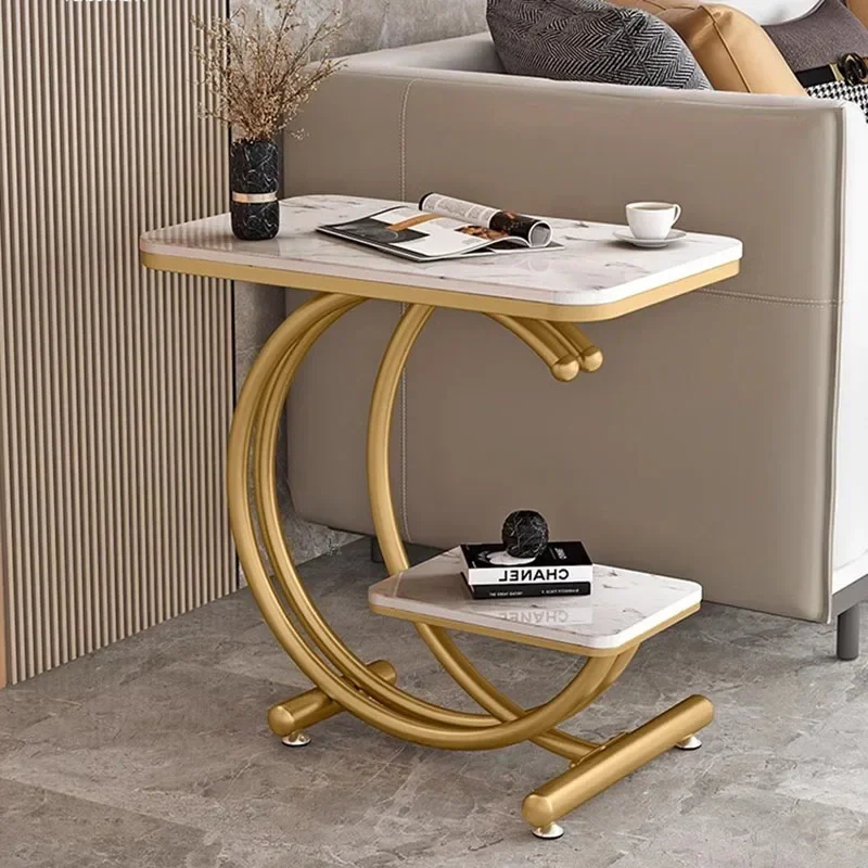 

Nordic Small Side Table Designer Books Japanese Metal Adjustable Round Simple Coffee Table Clear Mesas Bajas Home Furniture