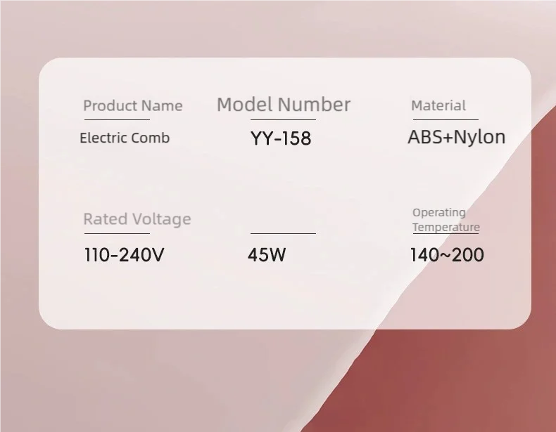 TINSOL Negativ-Ionen-Heißluftbürste Professionelles Styling-Tool Multifunktionale Beheizte Locken- und Glättungsbürste – Detail 16