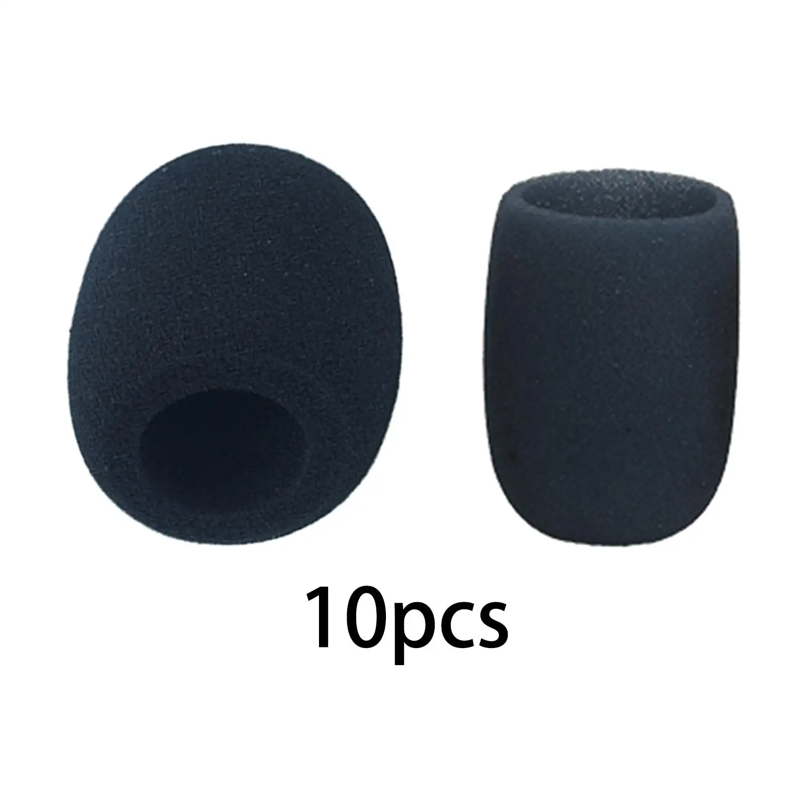 10Pcs Schwamm Windschutzscheibe Mic Abdeckung Wiederverwendbare Hohe Dichte Professionelle Atmungsaktive Handheld Mikrofon Windschutzscheibe Anti Wind Lärm