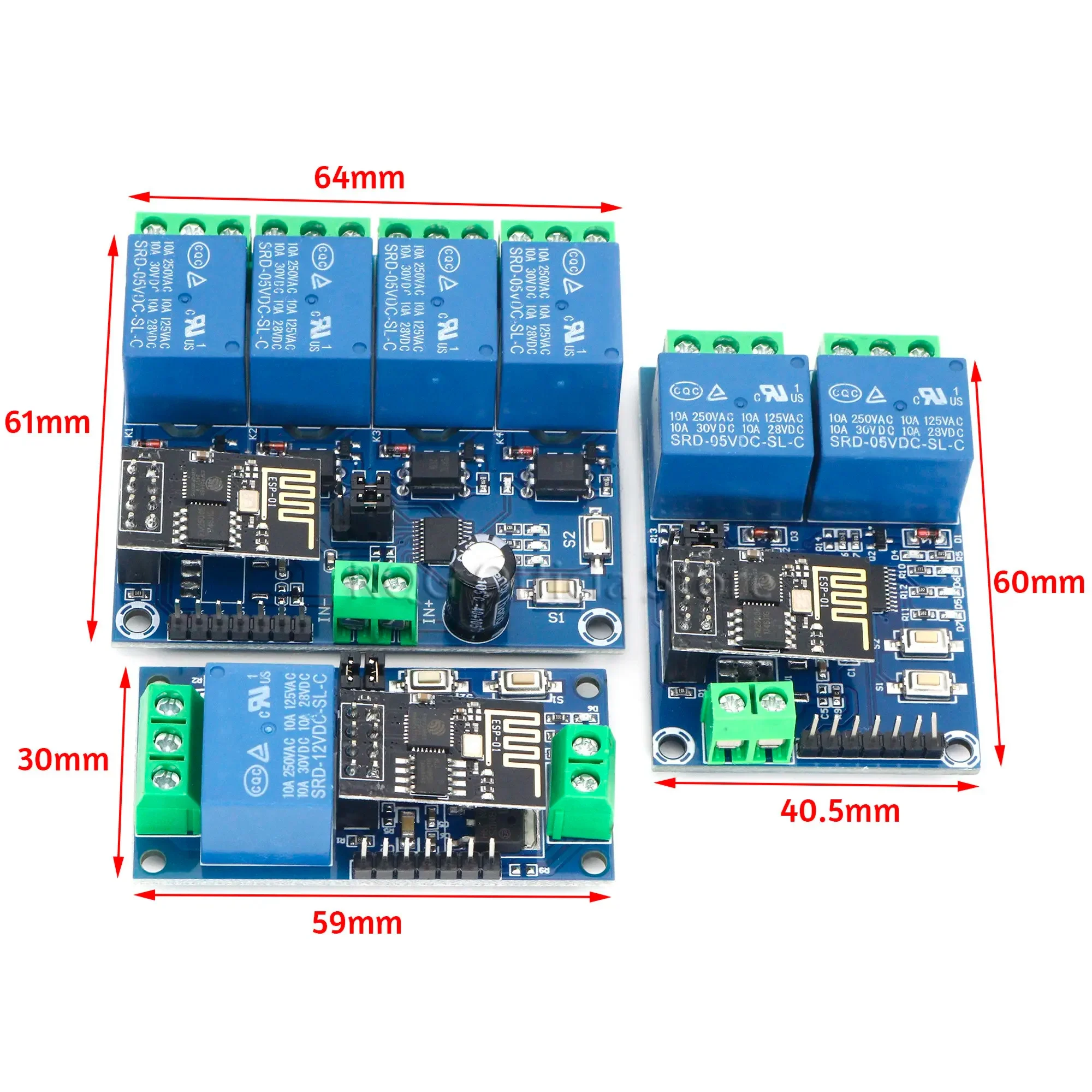 ESP8266 ESP-01 5V 12V 1 2 4 Way WiFi Relay Module Things Smart Home Remote Control Switch ESP01 WIFI Wireless Module Phone APP