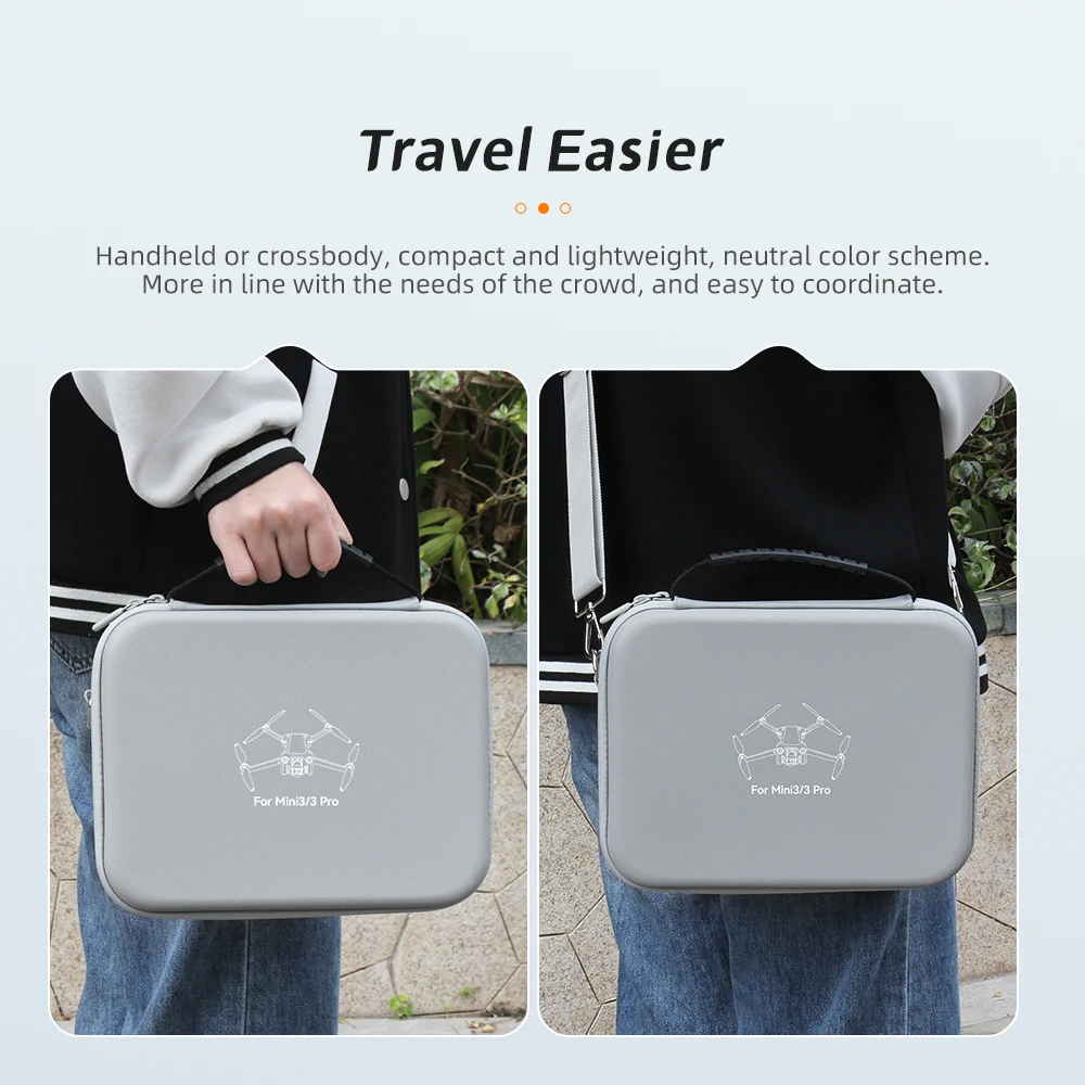 Carrying Case for DJI Mini 3/3 Pro Storage bag Box Handbags Suitcase for DJI Mini3 Pro Drone Accessories Hardshell Shoulder Bag