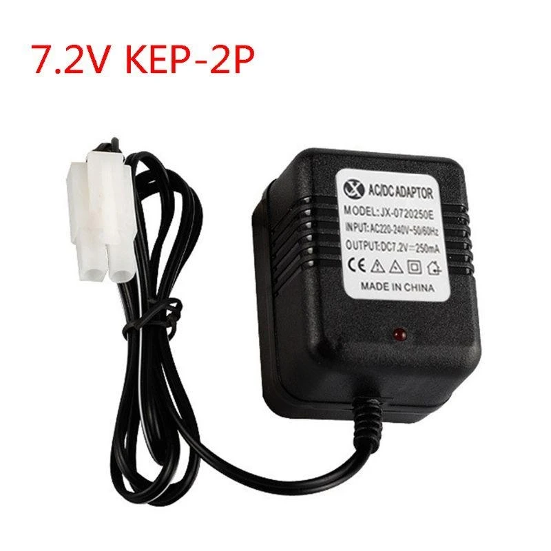 Portable 7.2V Ni-Cd Ni-MH Battery Input AC 110V-240V Output 7.2V 250mA KET-2P Plug for RC Remote Car