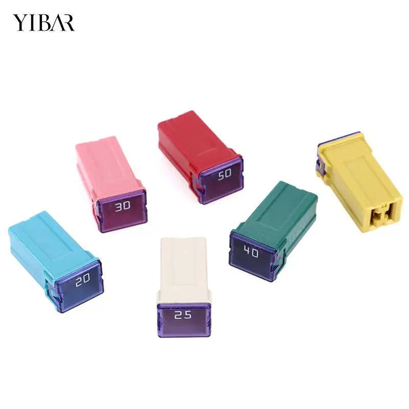 1Pcs Mini Square Fuse 20A 30A 40A 50A 60A Set Automotive Car Fuse with Plastic Box Assortment Auto Fuse