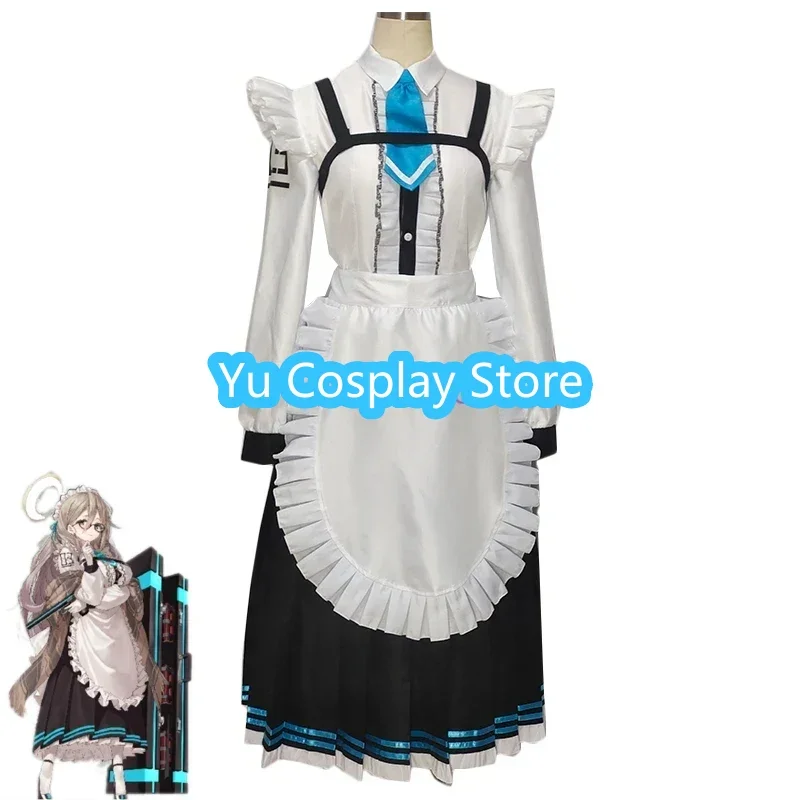 Murokasa Akane Cosplay Costume Game Blue Archive Cosplay Suit Women Maid Dress Halloween Uniforms Anime Clothing Custom Made