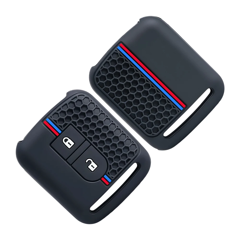 Silicone Key Cover for Nissan Tiida X-Trail Pathfinder Navara Qashqai Primera p12 Kashkay J10 2Button Remote Holder Car Key Case