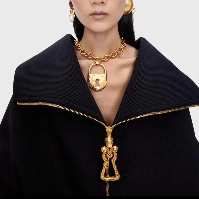 Faionable Allentato Batwing Sve Colletto Jaet Donna Sle Autunno Nuovo Arrivo Casual High-End Feel Or Cappotto per Le Donne