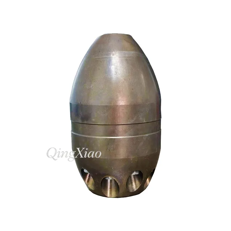 Sewage Suction Truck 4KG Wear Resistant Quenched Mine Sewer Rat Jet Replacement Parts For Pipeline Washing Equipment