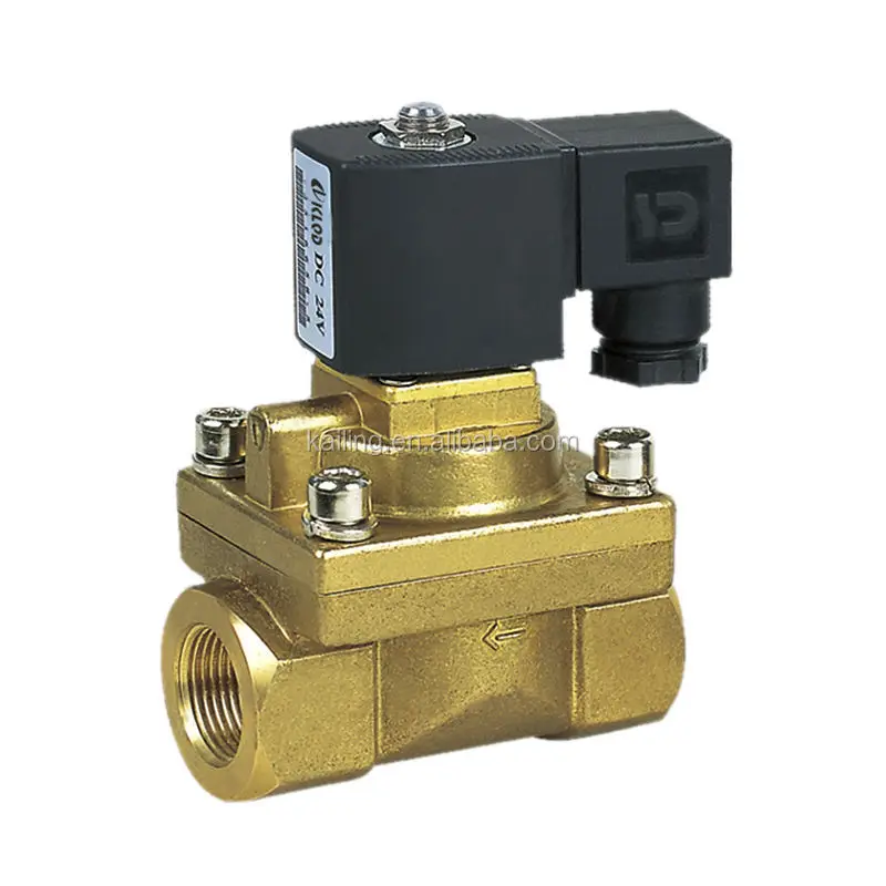 

solenoid valve high pressure / PU225 Series Brass 2way Solenoid Valve With Timer /24 volt electric water superior solenoid valve