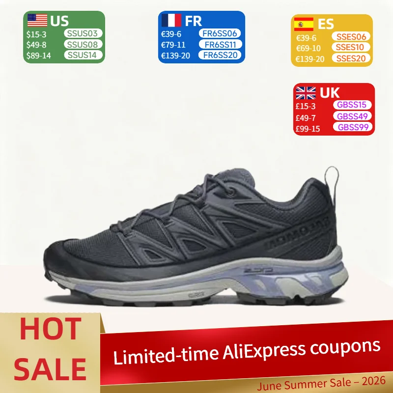 

Salomon XT-6 EXPANSE: Stylish, Trendy,High-Performance, Versatile, Durable, and Cushioned Low-Top Running Shoes- nk Black 474458