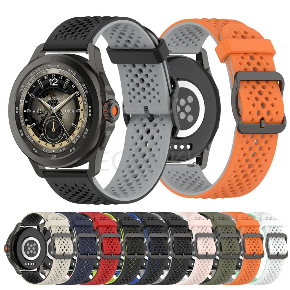 

Silicone Wrist Straps For Xiaomi Watch S4 Sport/S3/S2/S1 Active Mi Watch Color 2 Breathable Band Bracelet For Xiaomi Watch 2 Pro