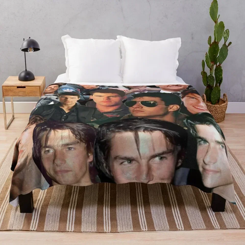 

Tom Cruise Throw Blanket Cozy Napping Blanket Gift for Mom Dad