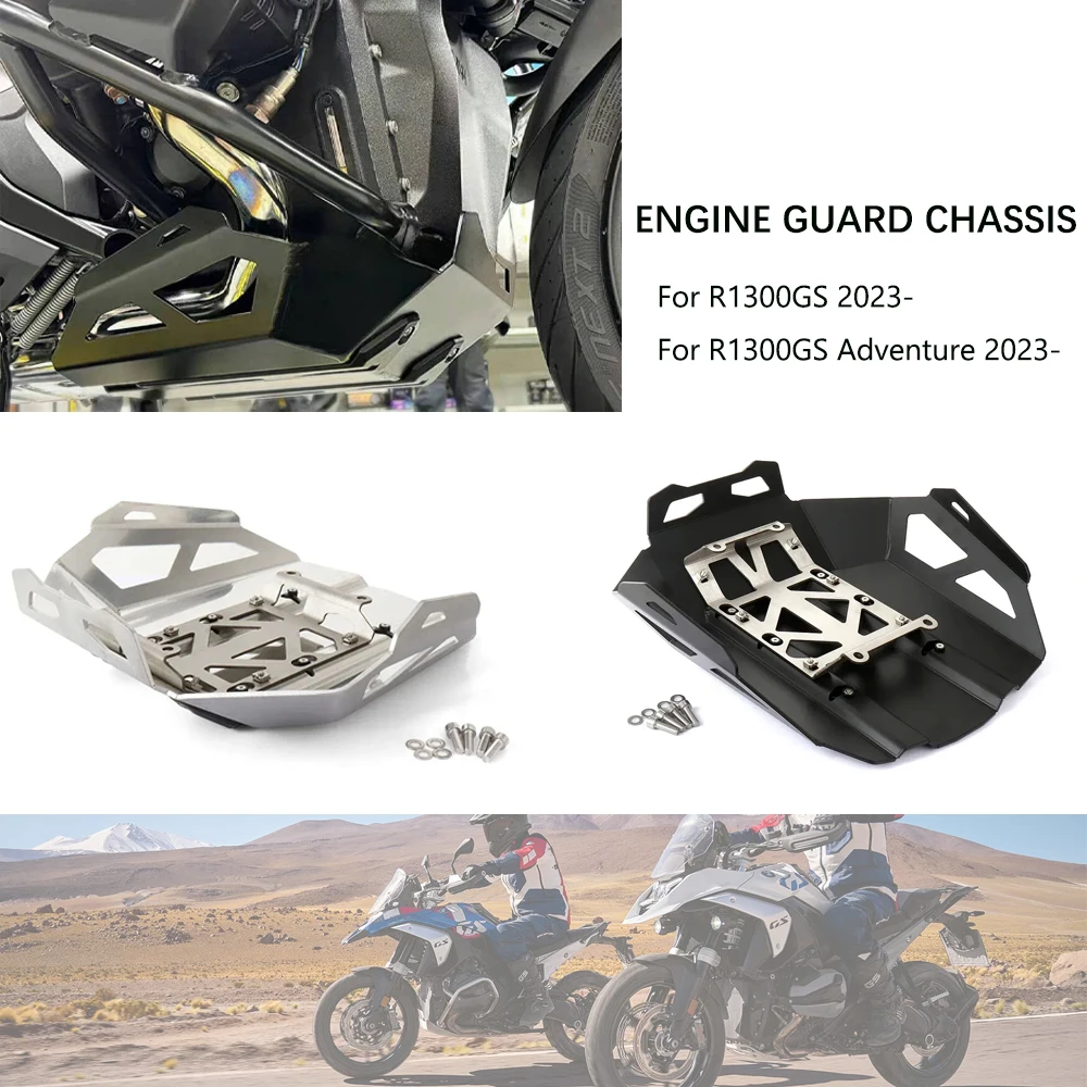 

For BMW R1300GS R 1300 GS r1300gs Adventure 2023 2024 2025 New Motorcycle Skid Plate Cover Protection Engine Guard Chassis
