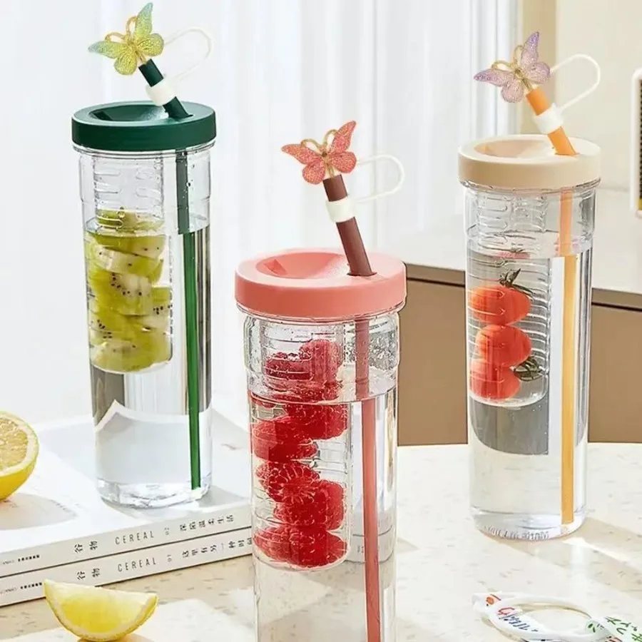 فراشة ستانلي غطاء من القش 10 مللي متر بلينغ سترا توبي لكأس ستانلي 30 و 40 أوقية قابلة لإعادة الاستخدام بهلوان اكسسوارات لطيف tion هدية f #2