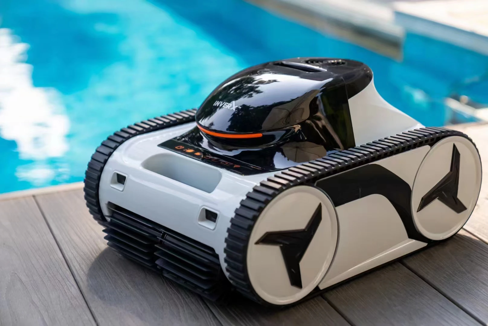 APP Controlled Cordless Pool Cleaner Robot Automatic Wall Climbing Vacuum Scrubber Tool Accessories Inground Above Pools view 2