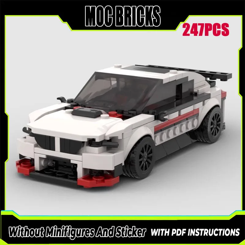 

Moc compatible car model M2 Sedan luxury sedan technology modular building block gift Christmas children's toy DIY set