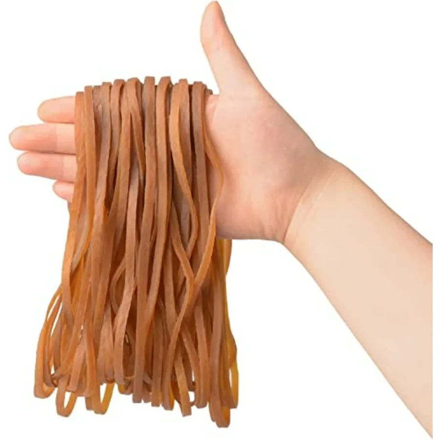 

60 Pcs Large Rubber Bands Heavy Duty, Heavy Duty Trash Can Band, Strong Elastic Bands for School Home Office Supplies, Garbage