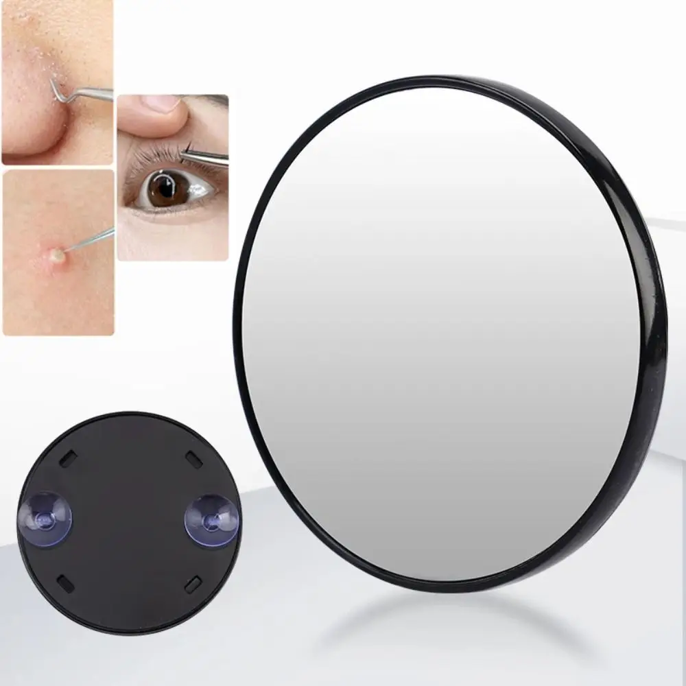 Bathroom With Suction Cup Magnification Mirror 5x/10x/15x Round Makeup Mirror Blackhead Magnifying Mirror