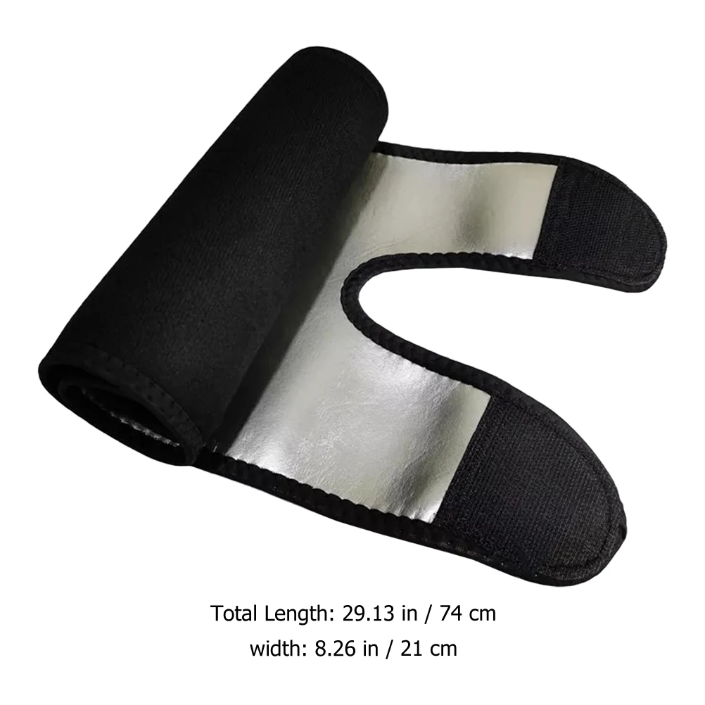 

1 Pair Silver Ion Thigh Bands Premium Neoprene Adjustable Sweat Leg Wraps Sports Running Slimming Fitness Tools