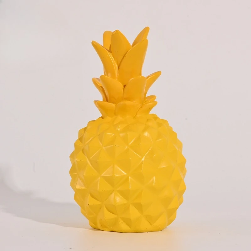 Resin Pineapple Table Decoration Fruit Crafts Living Room Restaurant Wine Cabinet Decorative Figurines Home Accessories