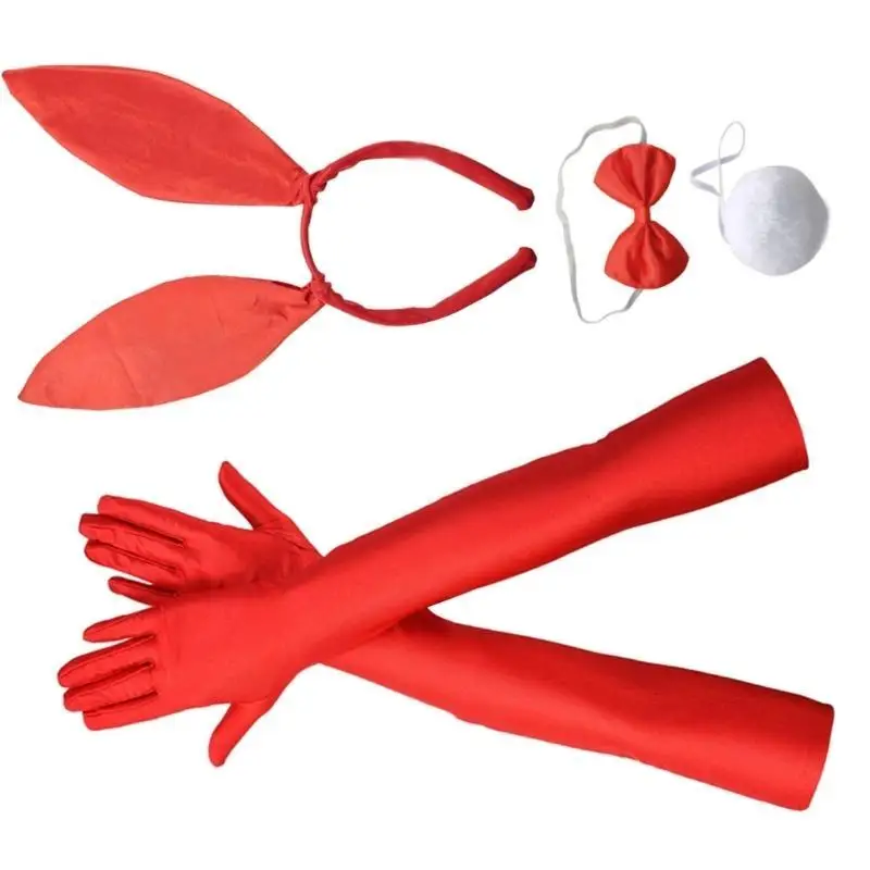 A52E – bandeau demoiselle d'honneur Sexy, ensemble nœud papillon queue, Costume jeu rôle, tenue d'halloween