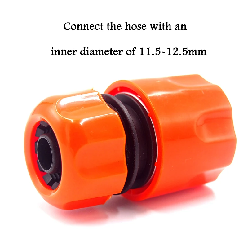 

1/2 End Double Male Hose Coupling Joint Adapter Extender Set For Hose Pipe Tube Garden Watering Hose ABS Quick Connector 1Pcs