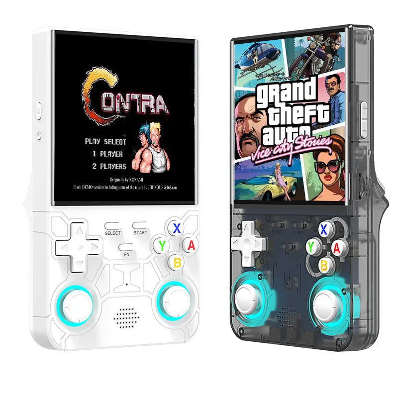 2025 R36 Ultra Open Source R36S Retro Handheld Game Console Linux System 4.0 Inch IPS Screen Portable Pocket Video Player 64G