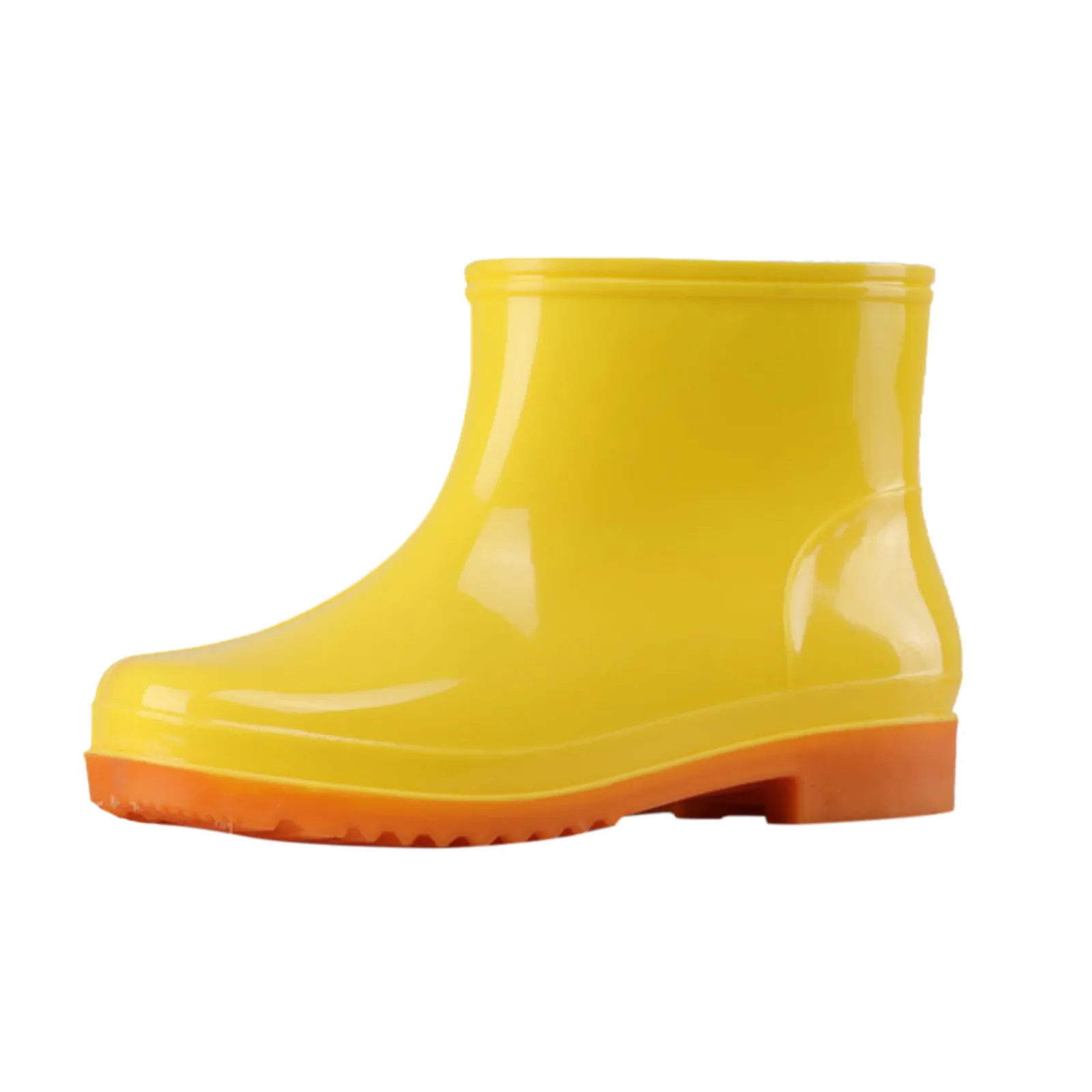 Yellow Rain Boots For Men Women Shoes Wear-Resistant Outdoor Garden Water Shoes Working Boots Comfort Non-Slip Fishing Shoes