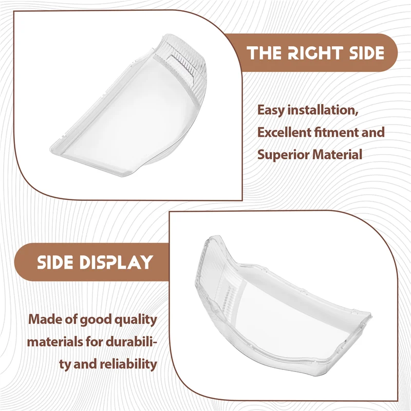 

Car Left Headlight Shell Transparent Lens Cover For Mitsubishi L200 Triton 2005-2014