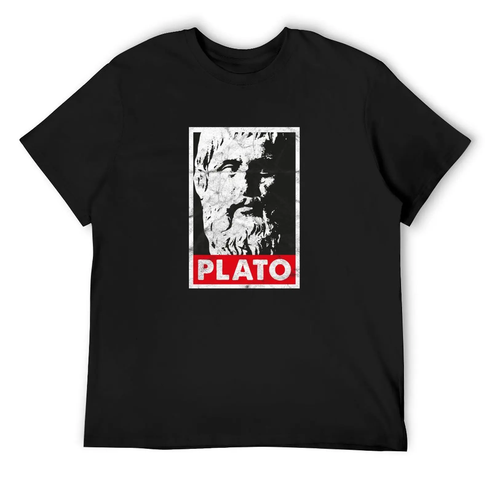 

Plato Vintage Greek Philosophy Aristoteles Socrates T-Shirt kawaii clothes customizeds valentines clothes men workout shirt