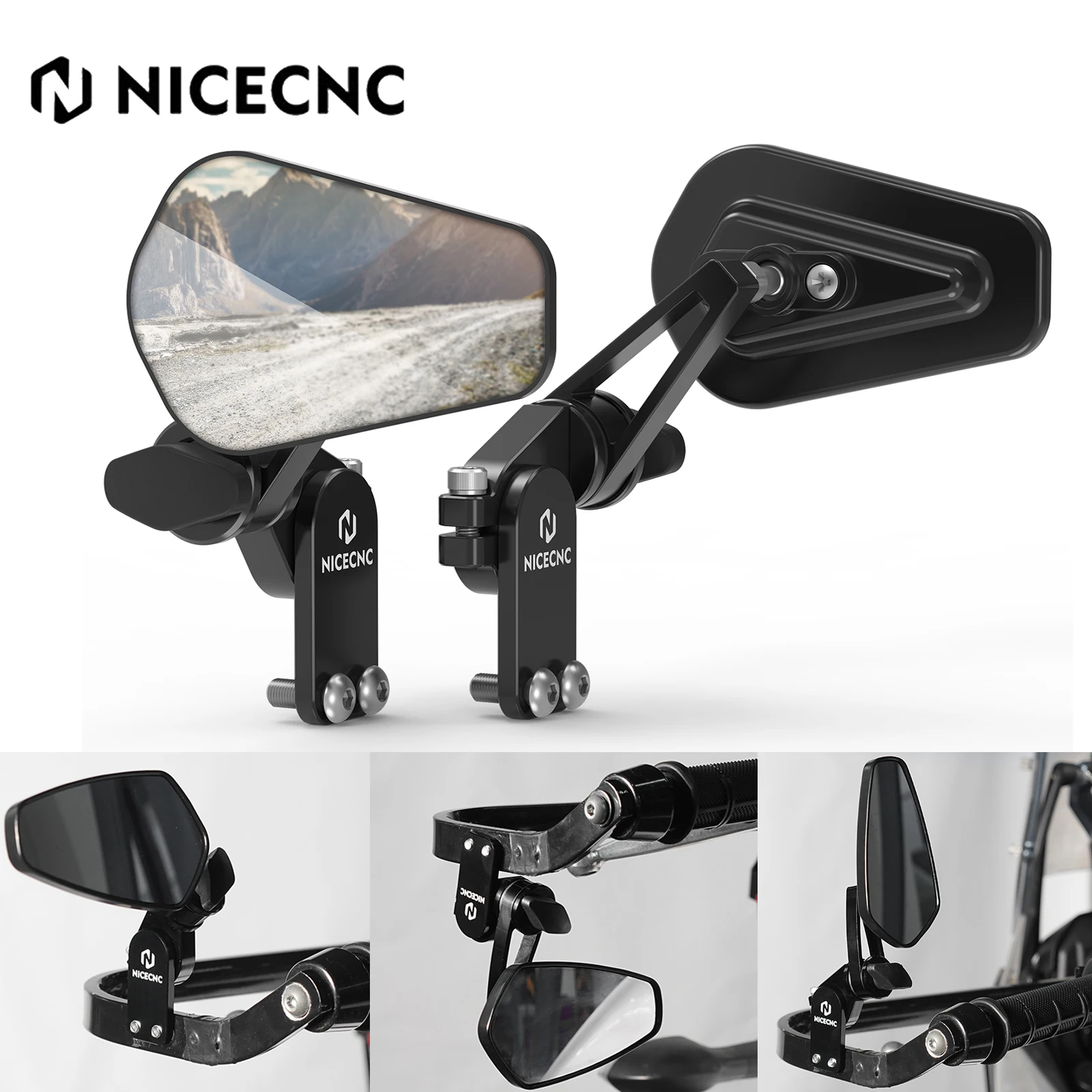 

Quick Flip Mirrors Kits For KTM 690 Enduro R 690 SMC R 390 790 890 Duke Adventure 1290 Super Duke Adventure Husqvarna 701 901