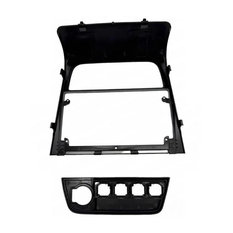 Super Sale 9inch Frame Audio Fitting Adaptor Dash Trim Kits Double Din Radio Player Facia Panel for VW Golf G6/Voyage/Saveiro 08