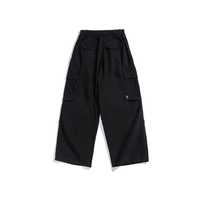 TKPA กางเกงขากว้างตรงย้อนยุคญี่ปุ่นพร้อมเลกกิ้งแบบปรับได้กางเกงลําลองผู้ชายชุดเอี๊ยมสายรัดชุดกีฬาผู้หญิง