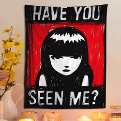 Comics Emily The Strange Colorful Tapestry Wall Hanging Hippie Wall Hanging Bohemian Tapestries Mandala Wall Hanging Sheets