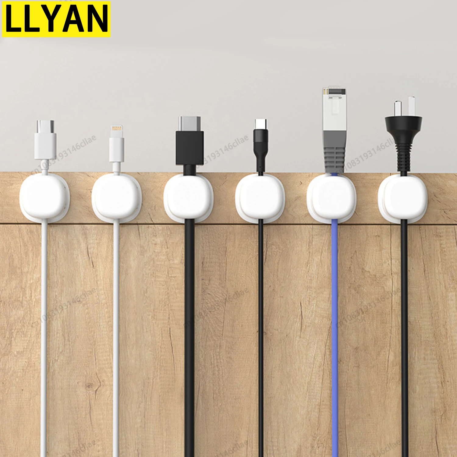 Adhesive Cable Organizer Cable Clip Cable Holder Wire Clips Keeper Cord Cable Organizer For Home Office Under Desk Management