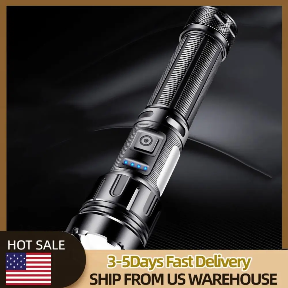 

Фонарь XHP50 800 лм с COB LED, уличный фонарь 1200 мАч, перезаряжаемый через USB Type-C, водонепроницаемый IPX4, для кемпинга и рыбалки