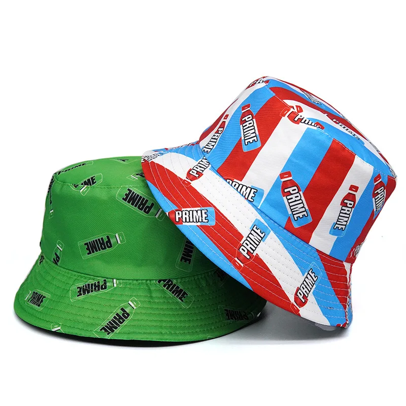 New Fashion Prime Bottle Bucket Hats For Men Outdoor Hip Hop Solid Fishing Hat Summer Casual Snapback Trucker Cap Male Female