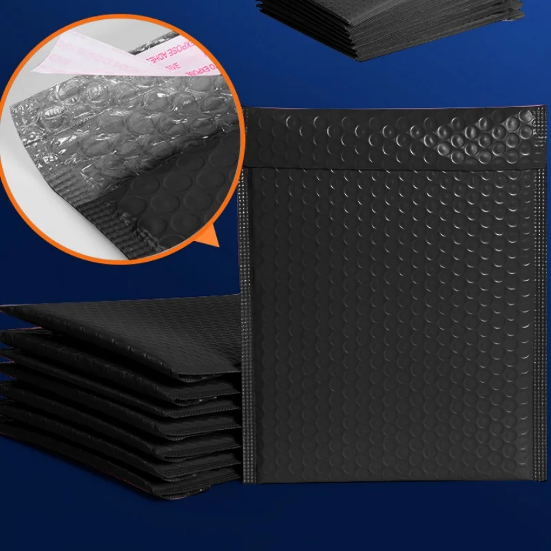 50pcs Black Bubble Envelope Bag Waterproof Foam Express Envelope Bag Self Adhesive Packaging Storage Bag - view 4