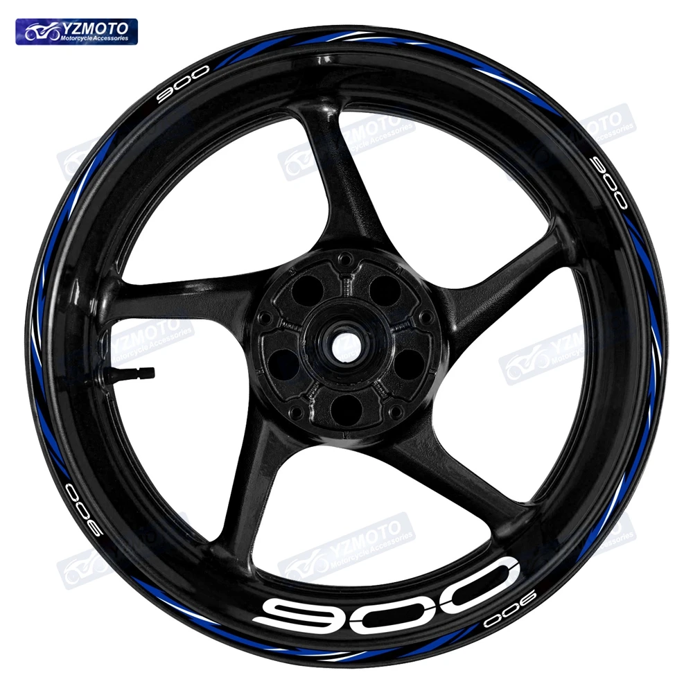 

Для мотоцикла Z900 17-дюймовые наклейки на передние и задние гоночные колеса, светоотражающий обод автомобиля, аксессуары для мотоциклов, лента для ступицы, наклейка, наклейка