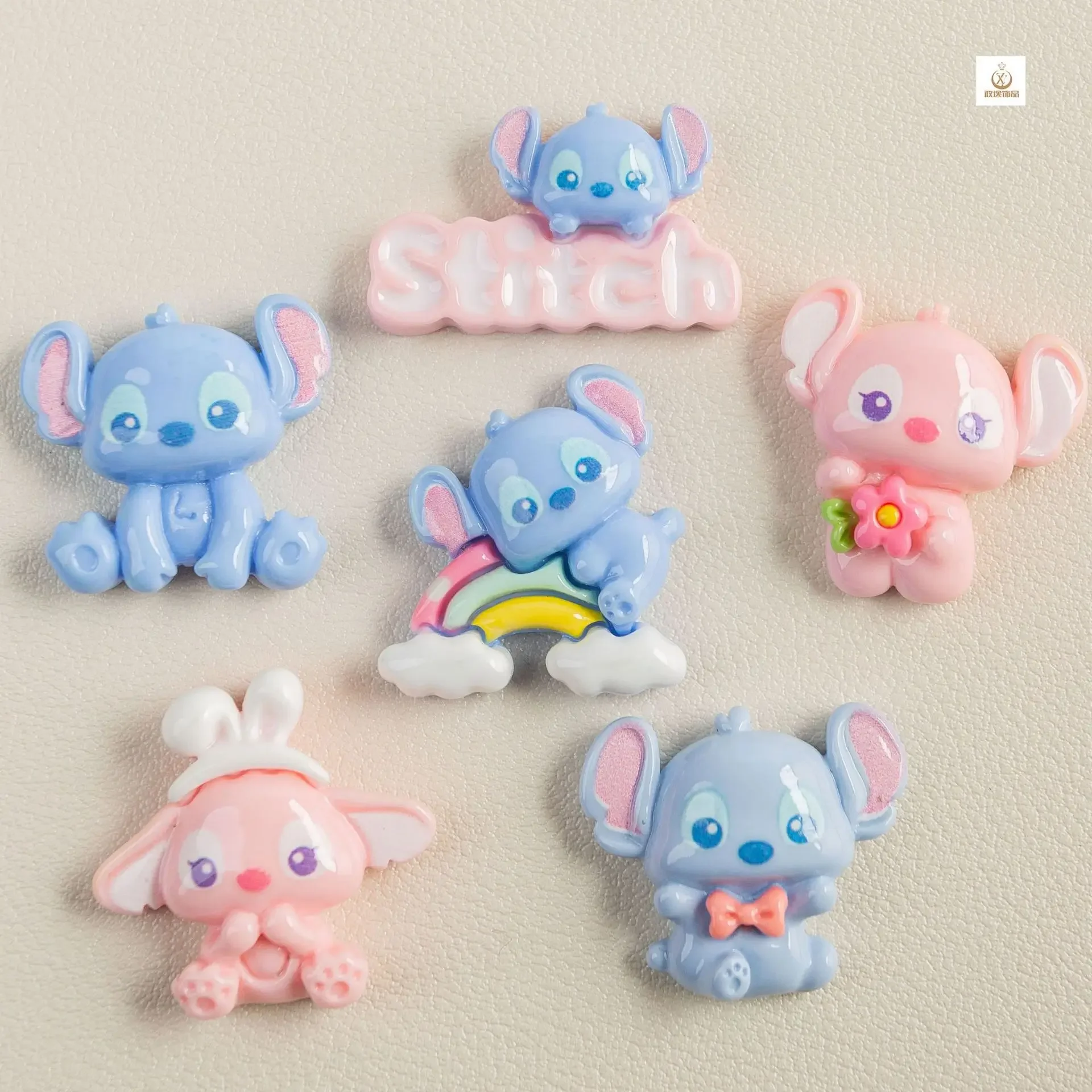 5Pcs Cute shidizai series Cartoon Resin Flatback Handmade Resin Accessories Crafts Materials Scrapbooking Embellishments