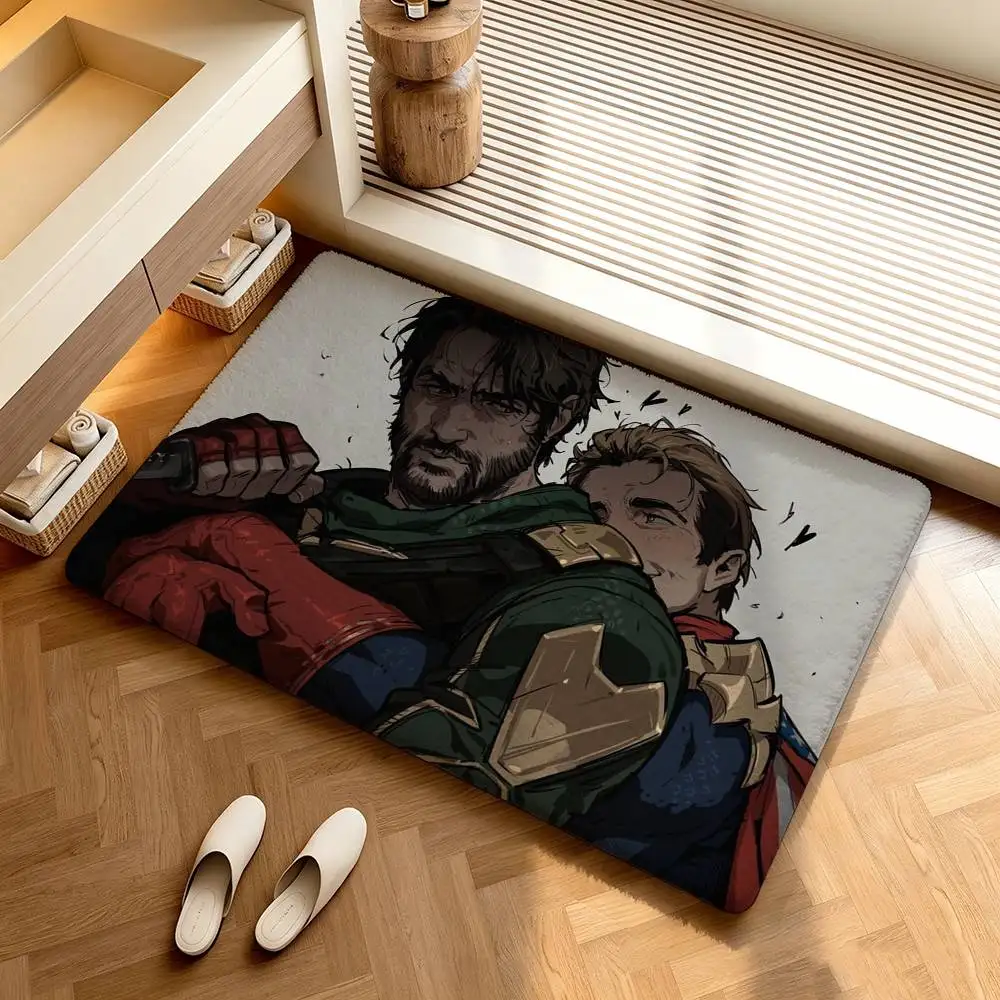 cool Soldier Boy movie  Shower Room Absorbent Small Floor Mat Soft Comfortable Decorative Foot Mat