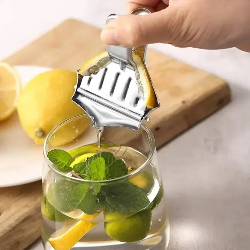 Lime Citrus Press Hand Squeezer Juicer Fruit Orange Lemon Slice Juice Metal Manual Squeeze Stainless Steel for Kitchen Tools