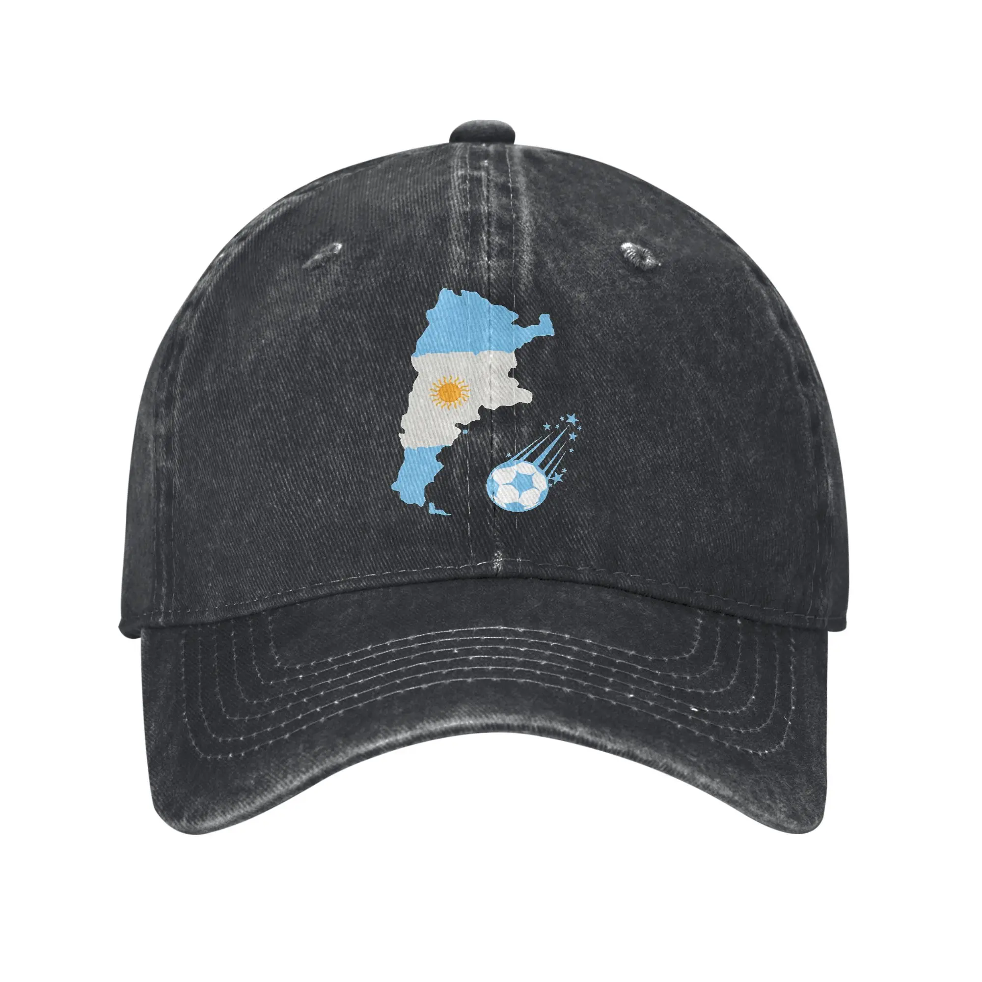 Gorra de béisbol de fútbol argentino Las Malvinas, gorra de moda unisex, gorra ajustable para el sol