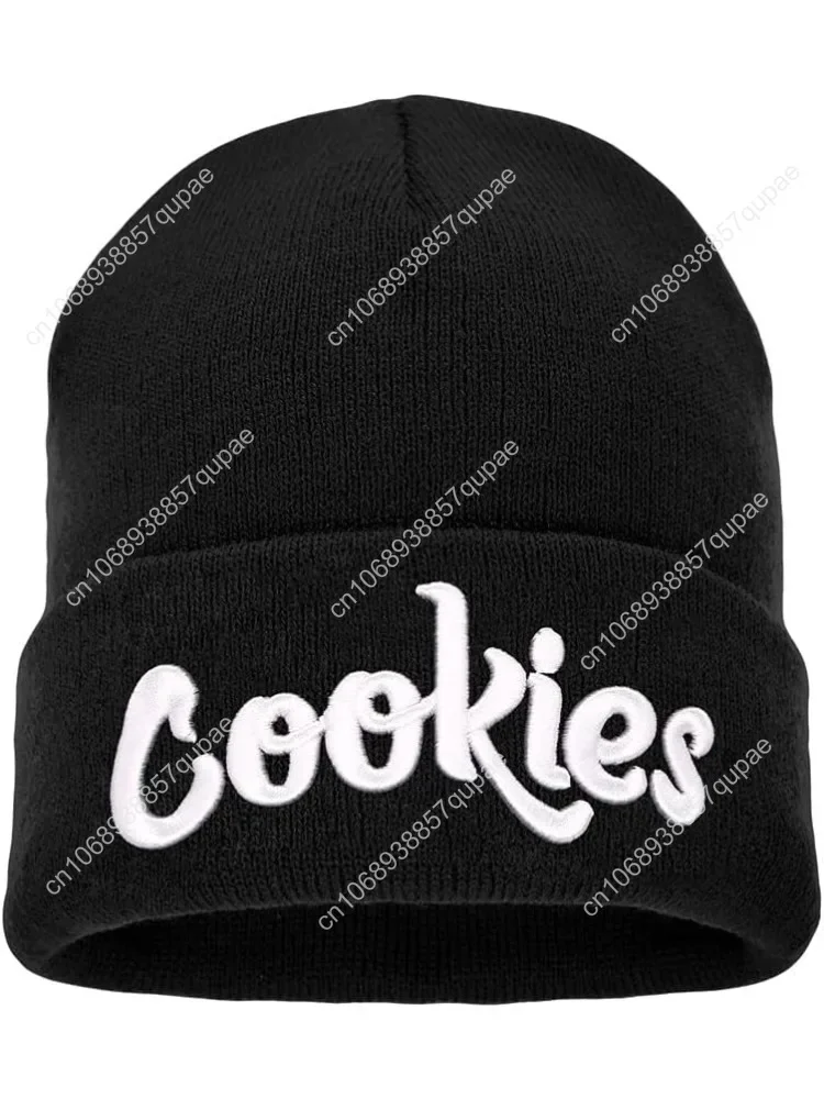 

Stretch Knit Beanie Hat for Men Women Winter Warm Watch Cap Letter Embroidered Cuffed Hat