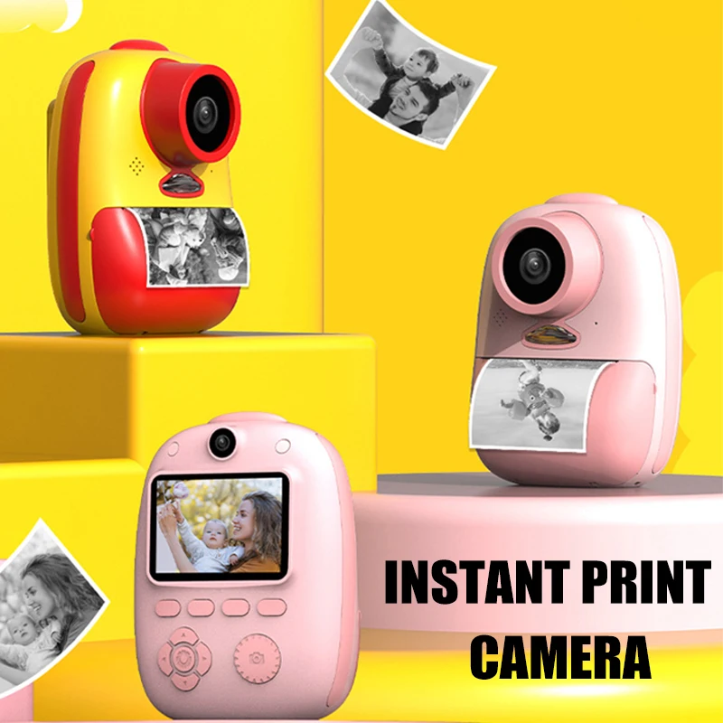 

Kid's Thermal Printer Instant Printing Digital Photo Camera 1080P HD Wireless Children Camcorder Video Recorder Instantane Print